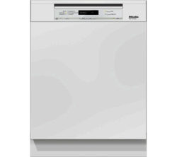 Miele G6410 SCi BRWH Full-size Semi-Integrated Dishwasher - White